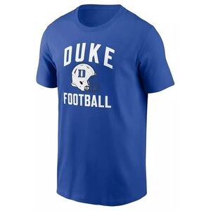 Duke Blue Devils Blue Football Helmet T-Shirt